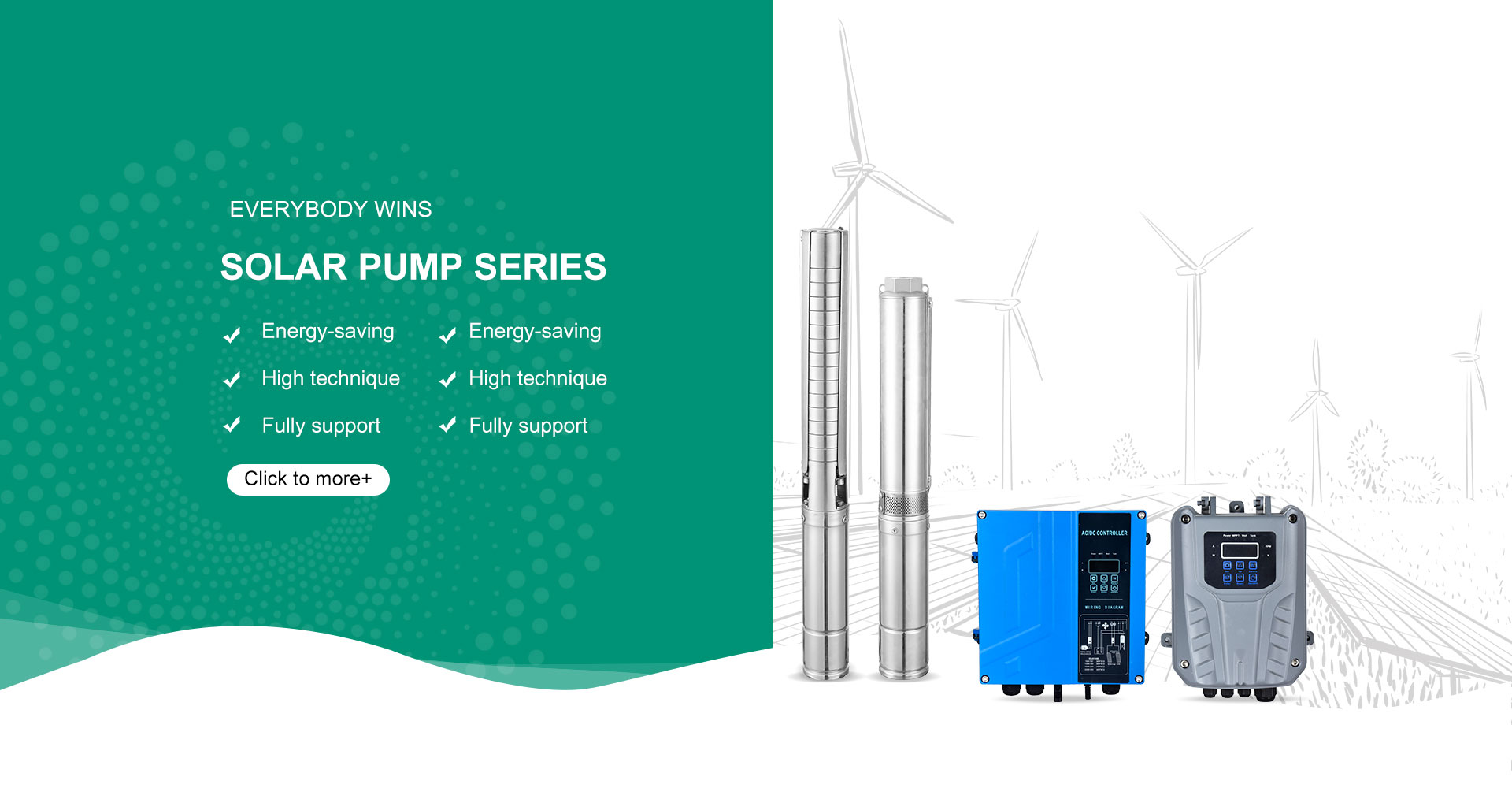 Dc Borstlös Solar Pump