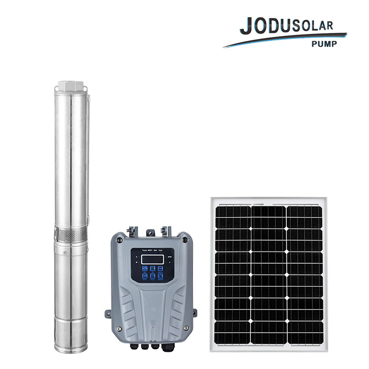 3 tum 200w-1100w solpump med plasthjul