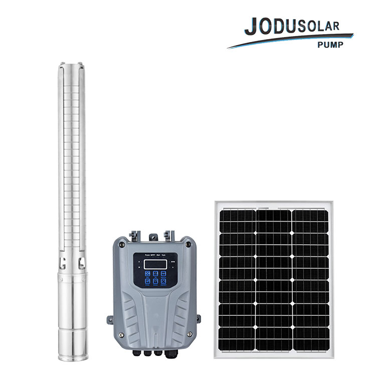 3 tum 200W-1100W ROSTFRITT STÅL BORSTLÖS SOLARPUMP